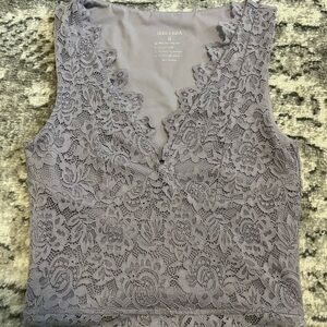 Women’s Lavender Lace Sleeveless Tank Top